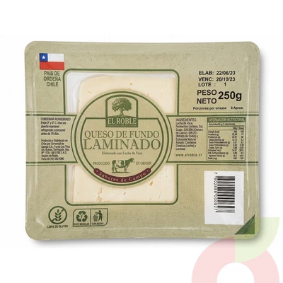 Queso de Fundo Laminado Los Robles 250Gr