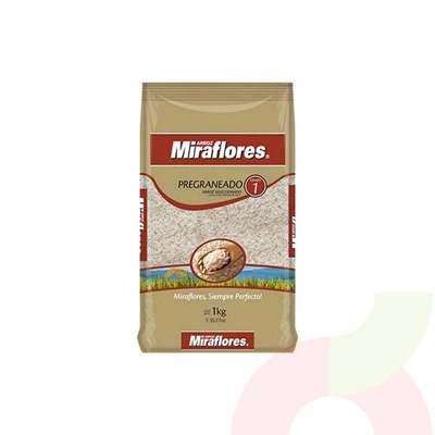 Arroz Grado 1 Pre graneado Miraflores 1Kg