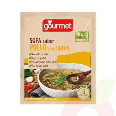 Sopa de Pollo con Fideos Gourmet 56gr