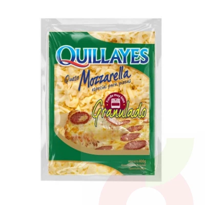 Queso Granulado Mozzarella Quillayes 400Gr