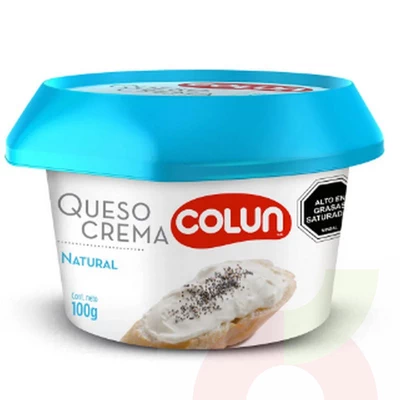 Queso Crema Natural Colun 100Gr