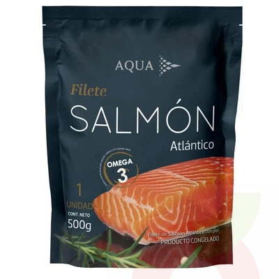 Filete Salmón  Aqua 500Gr 