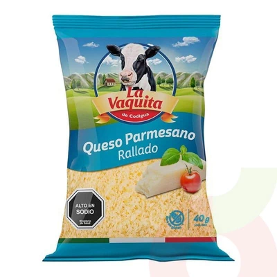 Queso Parmesano Rallado La Vaquita 40Gr