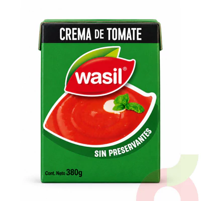 Tetrapack Crema de Tomate Wasil 380Gr