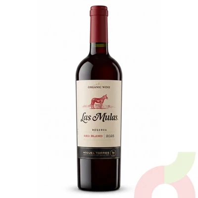 Vino Orgánico Red Blend Las Mulas 750Cc