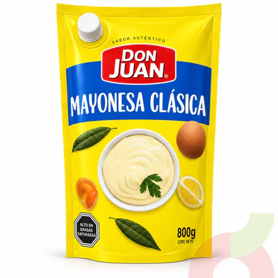 Doypack Mayonesa Clásica Don Juan 800Gr