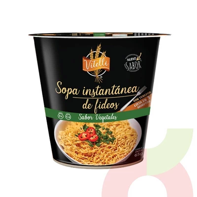 Sopa Instantánea Vegetales Vitelli 65Gr