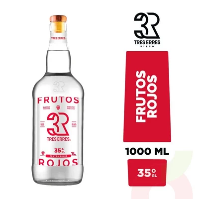 Pisco Frutos Rojos 3R 1Lt 