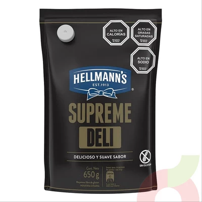 Mayonesa Supreme Deli Hellmanns 650Gr