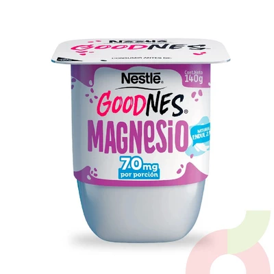 Yogurt Goodnes Magnesio Natural Endulzado Nestlé 140Gr