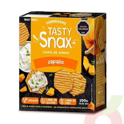 Chips de Arroz Zapallo Want Want 100Gr