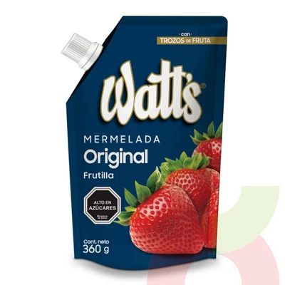 Mermelada Frutilla Original Watts 360Gr