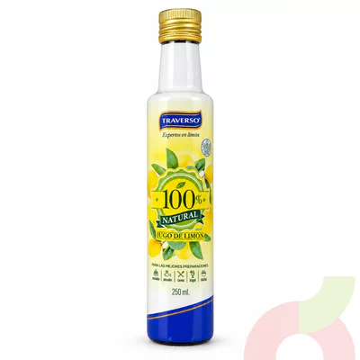 Jugo Limón Natural Amarillo Traverso 250Ml 