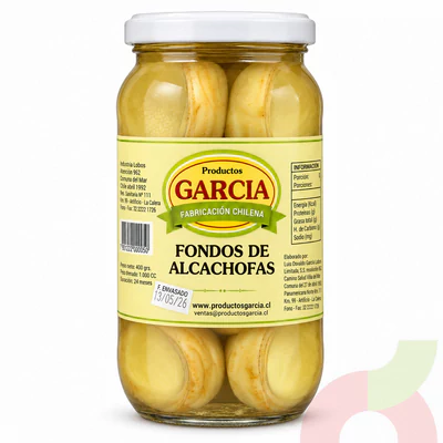 Fondos de Alcachofas Garcia 1000Gr - 400Gr Drenado