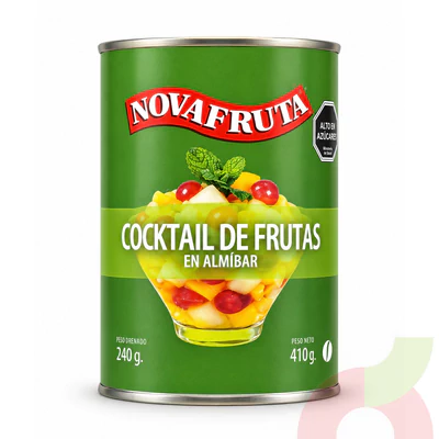 Cocktail de Frutas Novafruta 240Gr Drenado