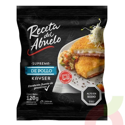 Suprema Pollo Kayser Receta del Abuelo 120Gr