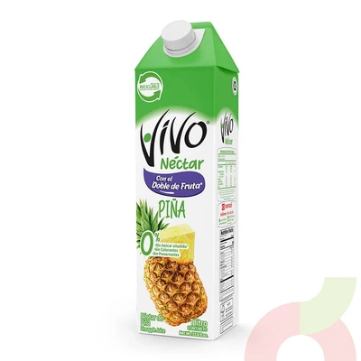 Jugo Néctar Piña Vivo 1Lt