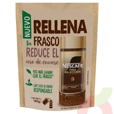 Recarga Café Fina Selección Nescafé 140Gr