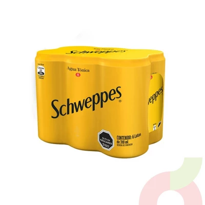 Pack Agua Tónica Schweppes 310Cc 6 Unidades