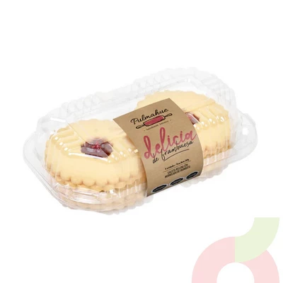Delicias Frambuesa Pulmahue 260Gr 4 Unidades