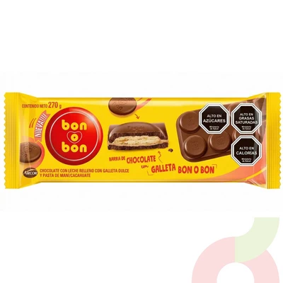 Tableta Bonobon Chocolate Arcor 270Gr