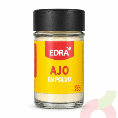 Frasco Ajo en Polvo Edra 25Gr