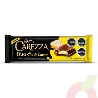 Chocolate Duo Pie de Limón Carezza 95Gr