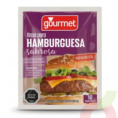 Base para Hamburguesa Sabrosa Gourmet 90Gr
