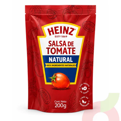 Salsa de Tomate Natural  Heinz 200Gr