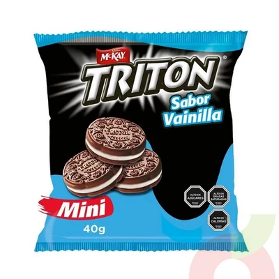 Galletas Mini Triton Vainilla Mckay 40Gr