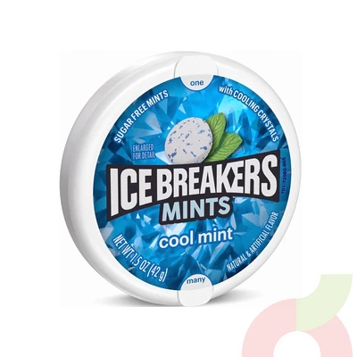 Pastillas Menta Sin Azúcar Ice Breaker 42Gr