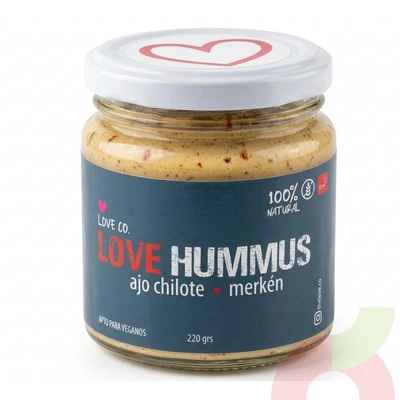 Hummus Ajo Chilote & Merkén Love Co 220Gr 
