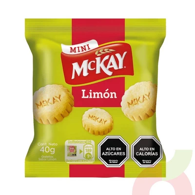 Galletas Mini Limón McKay 40Gr
