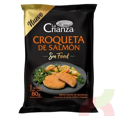 Croqueta de Salmón La Crianza 80Gr
