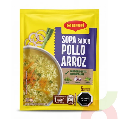 Sopa Sabor Pollo Arroz Maggi 70Gr