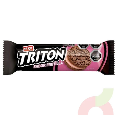 Galletas Triton Frutilla McKay 116Gr