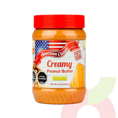 Mantequilla de Maní Creamy American Classic 510Gr