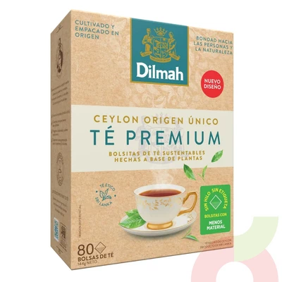 Té Ceylon Premium Dilmah 144Gr 80 Unidades
