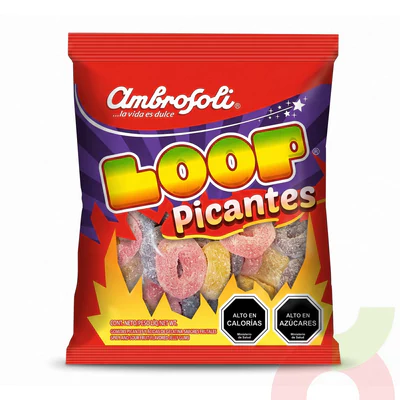 Gomitas Loop Picantes Ambrosoli 90Gr