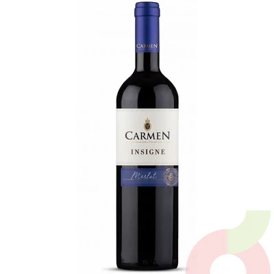 Vino Merlot Insigne Carmen 750Cc 