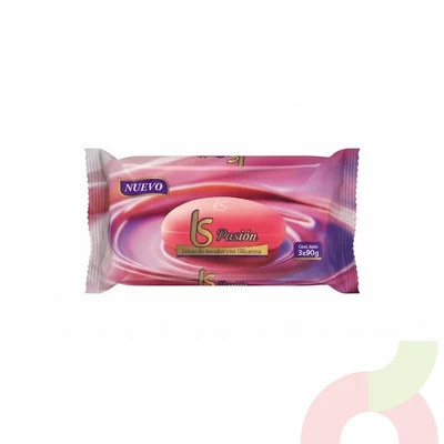 Jabón Tocador Pasión Laura Secret 90Gr 3 Unidades