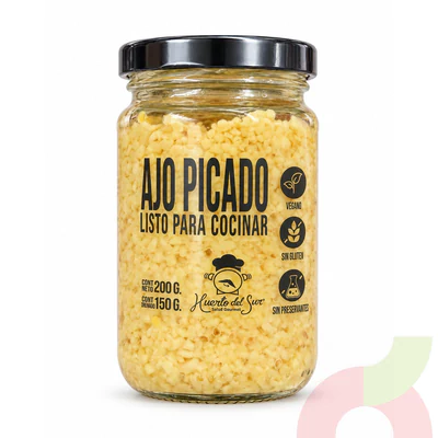 Ajo Picado Huerto del Sur 200Gr