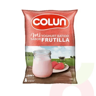Yogurt Frutilla Colun 1Kg