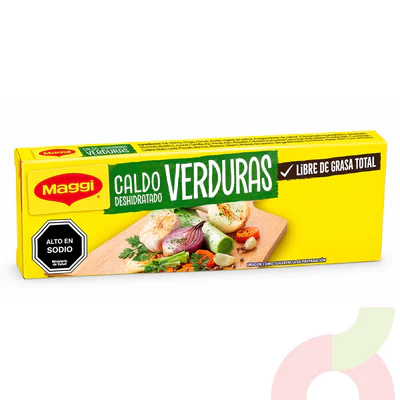 Caldo Verduras Maggi 80Gr 8 Unidades