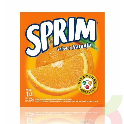 Jugo en Polvo Naranja Sprim 20Gr