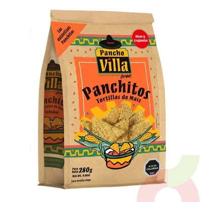 Tortillas de Maíz Panchitos Pancho Villa 280Gr 
