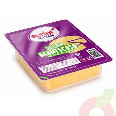 Queso Mantecoso Sin Lactosa Surlat 400Gr