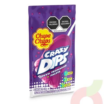 Crazy Dips Uva Chupa Chups 12Gr