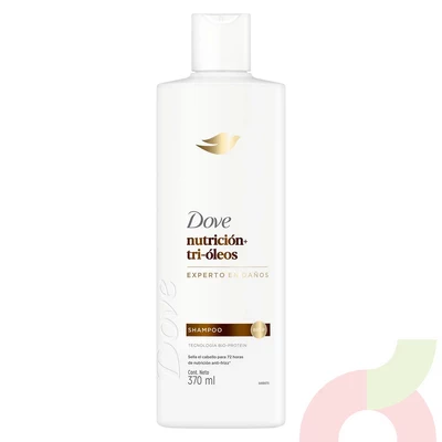 Shampoo Nutrición Tri-óleos Dove 370Ml