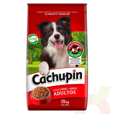 Alimento Mascota Carne Arroz Cachupin 15Kg 